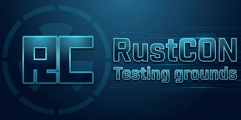 RustCON server banner